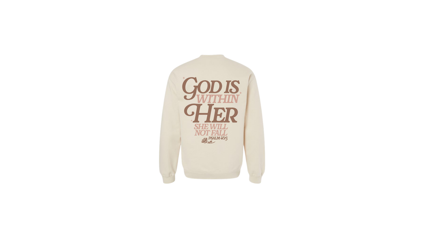 God is Within HER Sweatshirt