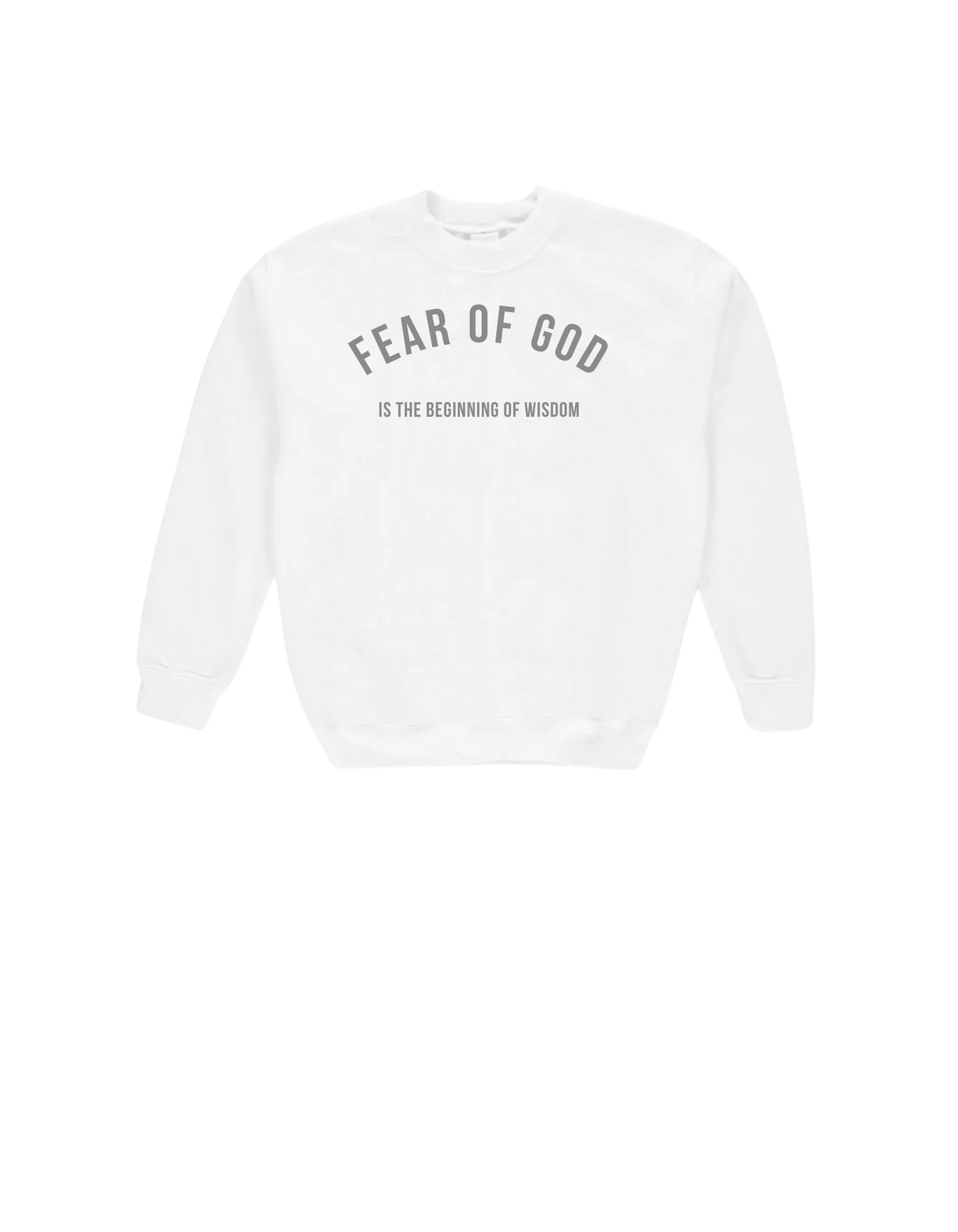 YOUTH FEAR OF GOD WHITE SWEATSHIRT
