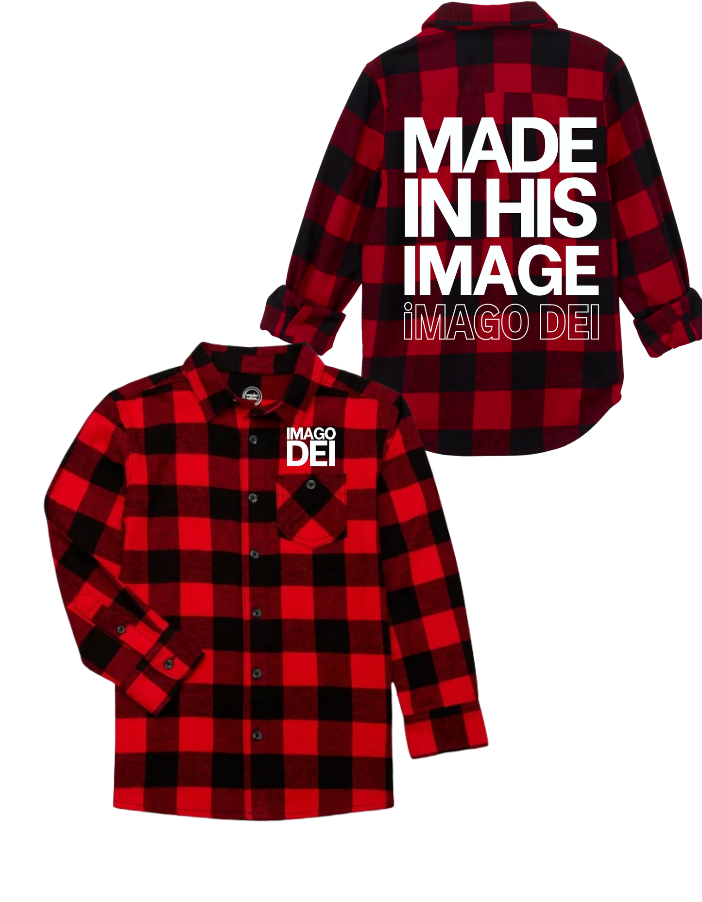 YOUTH IMAGO DEI RED FLANNEL