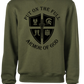 ARMOR OF GOD OLIVE SWEATSHIRT