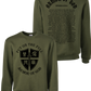 ARMOR OF GOD OLIVE SWEATSHIRT