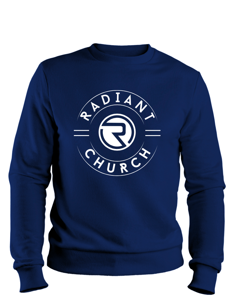 RADIANT CHURCH NAVY SWEATSHIRT