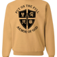 ARMOR OF GOD TAN SWEATSHIRT